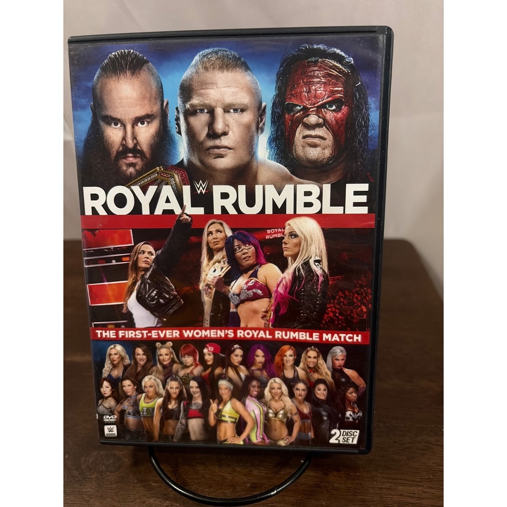 WWE Royal Rumble 2018 DVD Excellent 2-Disc Set First Women Royal Rumble